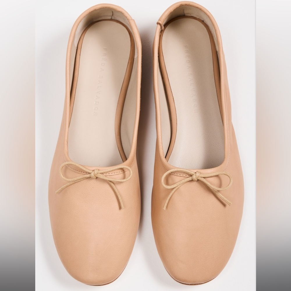 Freda Salvador Roma Ballet Flats in Camel - Picture 4 of 12